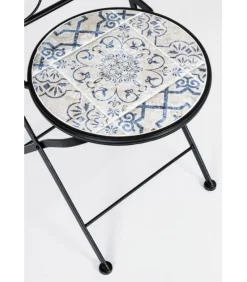 Erice Set 2 Sedie Pieghevoli + Tavolo