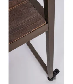 Espositore Con Tetto E Ruote