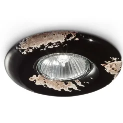 Faretto Brest A Incasso, Realizzato In Ceramica Effetto Vintage, Interamente In Italia Da Ferroluce.