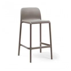 Faro Mini Outdoor, Sgabello Impilabile Fisso In Polipropilene, Per Esterni Ed Interni