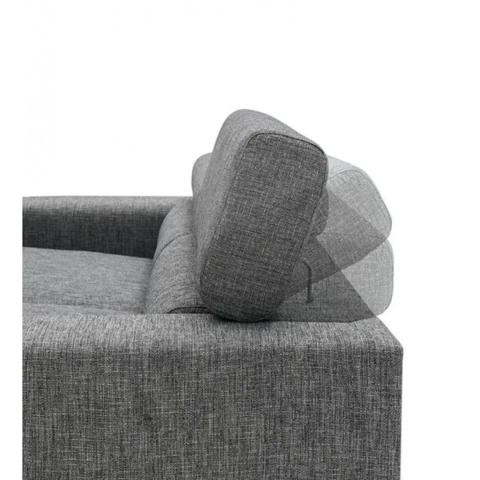 Fred, Divano Moderno Con Poggiatesta Regolabile In 15 Posizioni
