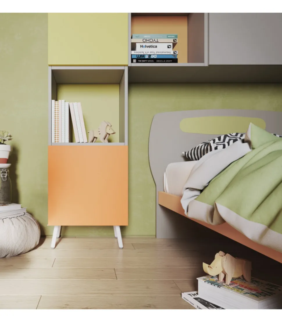 Fungo Evoluzione 80, Letto Singolo Per Cameretta