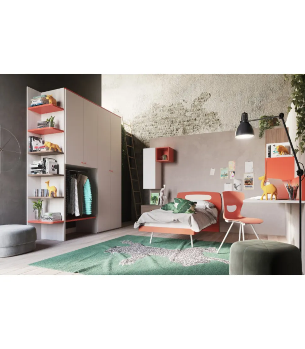 Fungo Evoluzione 80, Letto Singolo Per Cameretta