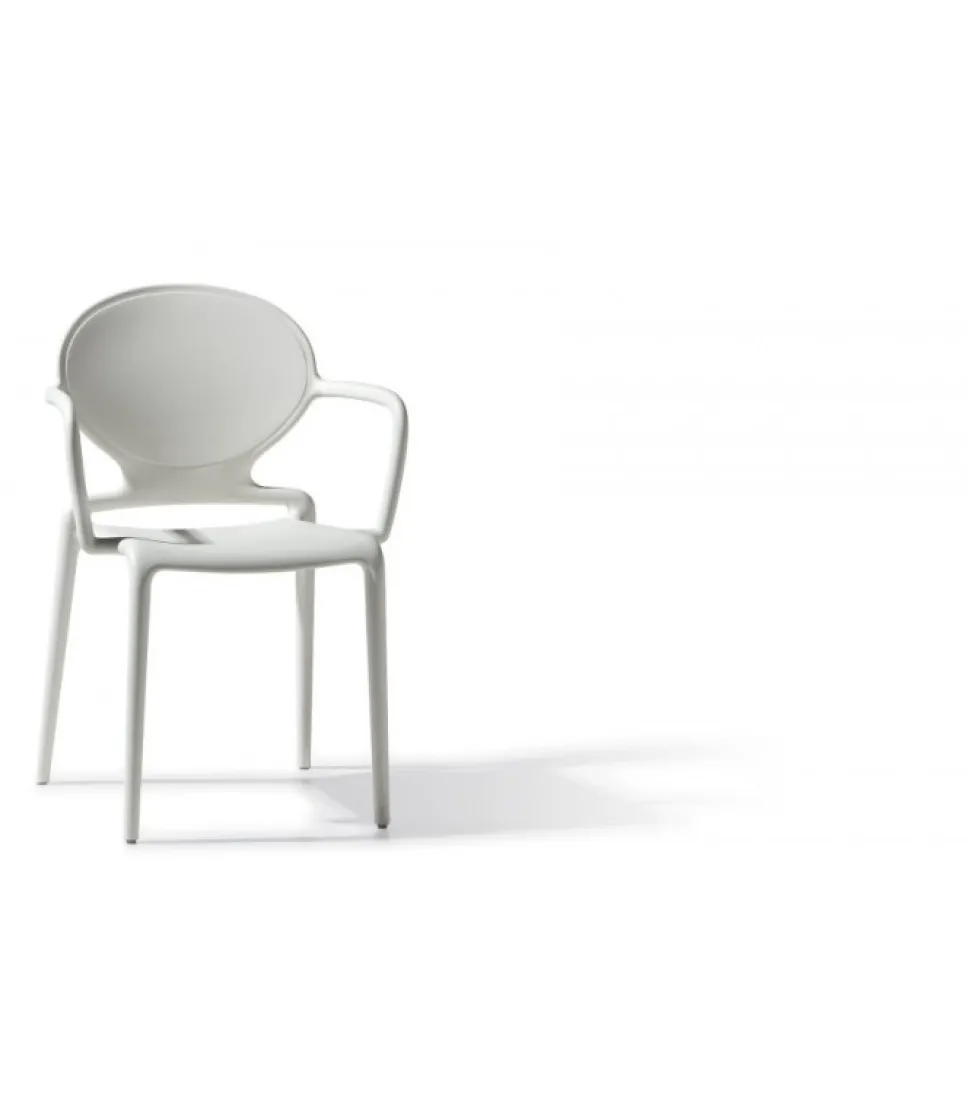 Gio, La Sedia Italiana Da Giardino. Realizzata Da Scab In Tecnopolimero, Per L'Outdoor.