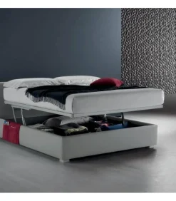 Good, Letto Contenitore Imbottito Personalizzabile Con Contenitore