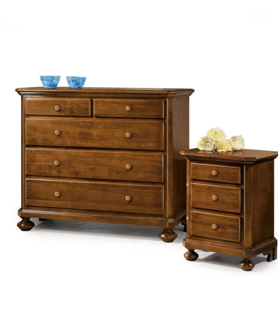 Gruppoletto Composto Da Como Ce Due Comodini In Legno Massello