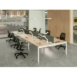 Idea+ Scrivania Con Struttura In Metallo E Piano In Laminato Di Molti Colori