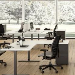 Idea Tube Scrivania Con Struttura In Metallo E Piano In Laminato Di Molti Colori