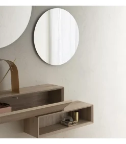 Ingresso Con 2 Elementi Pensili Orizzontali E Doppia Specchieral. Da 90 A 120 Cm H.130/160 Cm. - Art 619