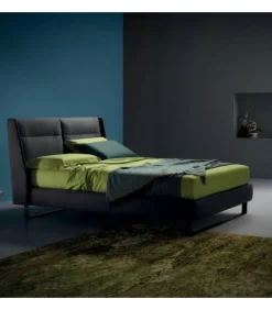 Join Lift, Letto Imbottito Compatto Per Spazi Limitati Senza Rinuncie