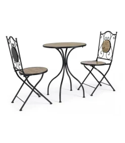 Kansas Set 2 Sedie Pieghevoli + Tavolo