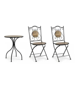 Kansas Set 2 Sedie Pieghevoli + Tavolo
