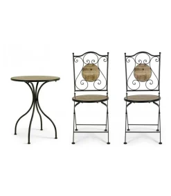 Kansas Set 2 Sedie Pieghevoli + Tavolo