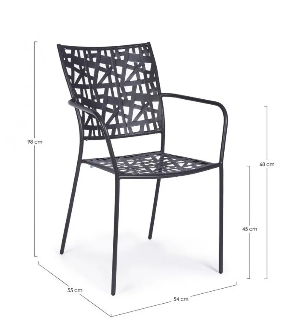 Kelsie Sedia Con Braccioli