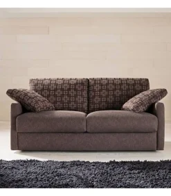 Kimy, Confortevole Divano Trasformabile Dalle Linee Netteed Imbottiture Generose