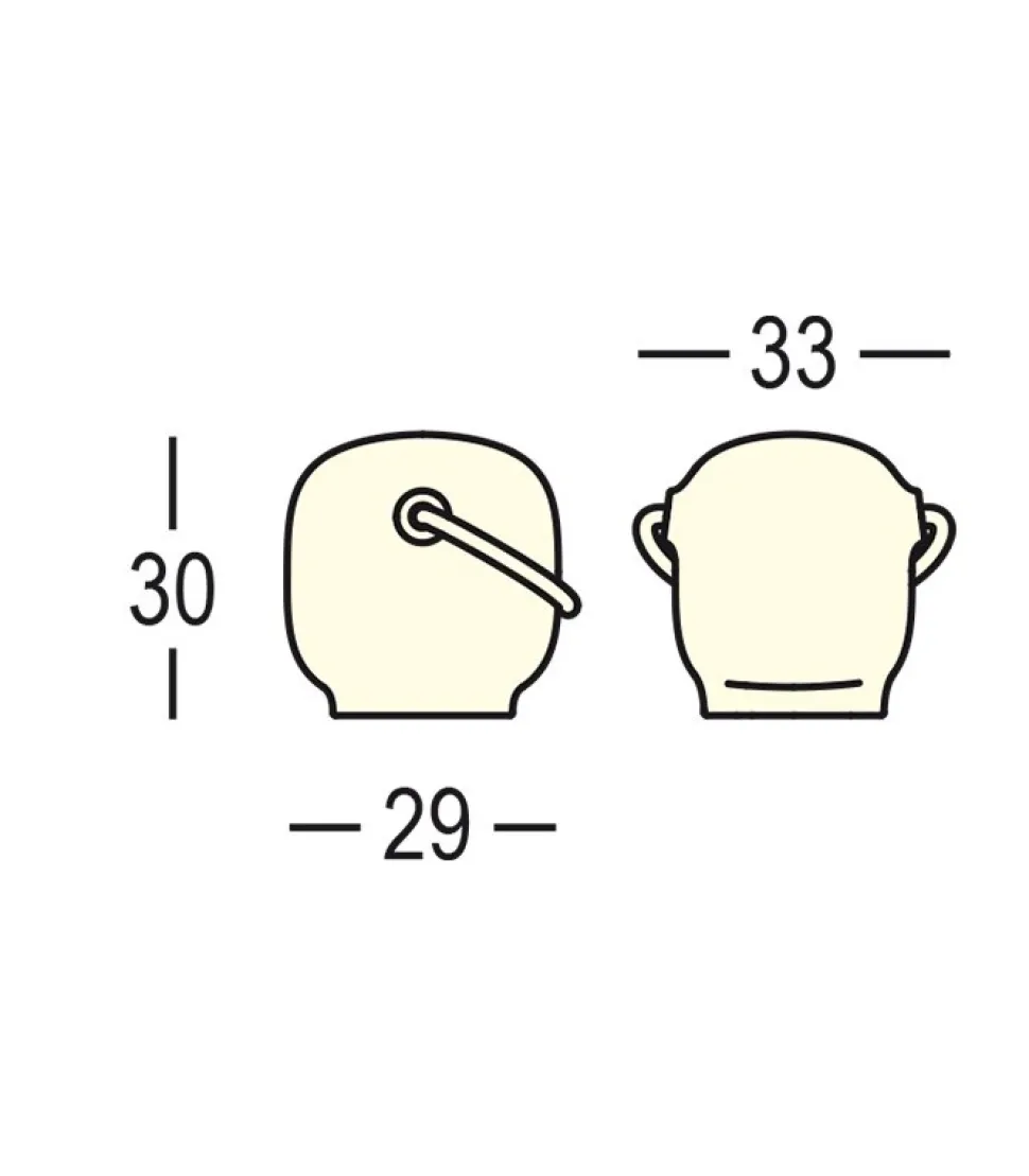 Lampada A Led, Roaming Di Plust, In Polietilene Per L'Outdoor.