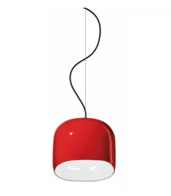 Lampada Ayrton, Realizzata In Italia Con Paralume In Ceramica Smaltata.