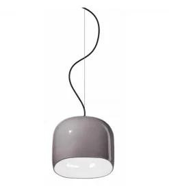 Lampada Ayrton, Realizzata In Italia Con Paralume In Ceramica Smaltata.