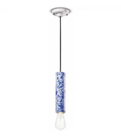 Lampada Sospesa In Ceramica Laccata, Realizzata In Italia Da Ferroluce.