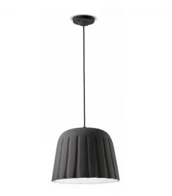 Lampada Sospesa In Ceramica Smaltata. Disponibile In Diverse Finiture, Made In Italy.