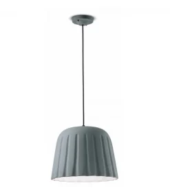 Lampada Sospesa In Ceramica Smaltata. Disponibile In Diverse Finiture, Made In Italy.