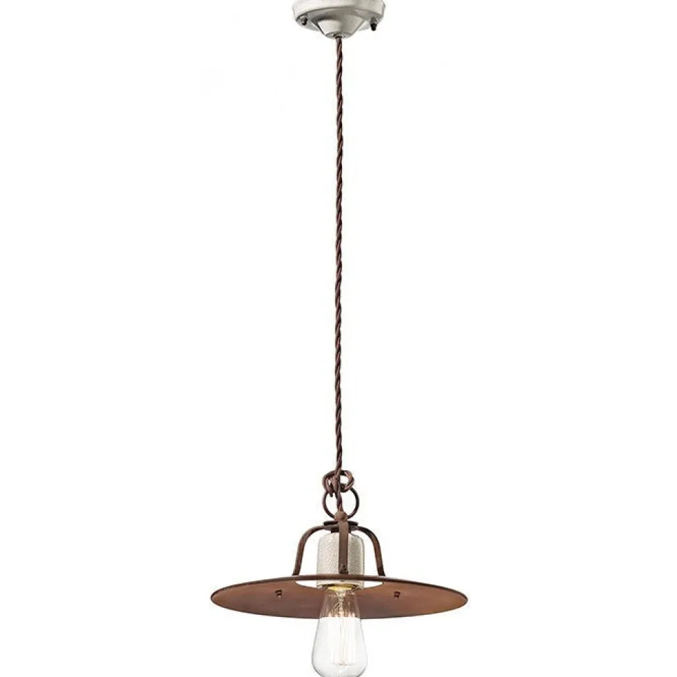 Lampada Sospesa Vintage Nicodemus: Design Italiano Per Un'Atmosfera Accogliente E Autentica.