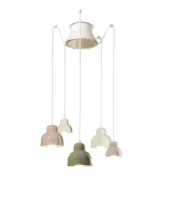 Lampadario Composto Da 3 Lampade Con Diametro 15 Cm E Due Lampade Con Diametro 11 Cm.