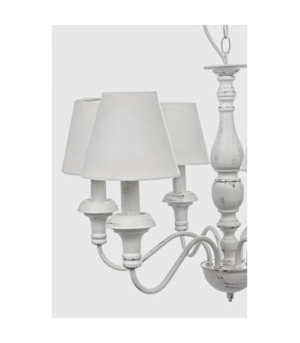 Lampadario 6Luci Stylish Bianco