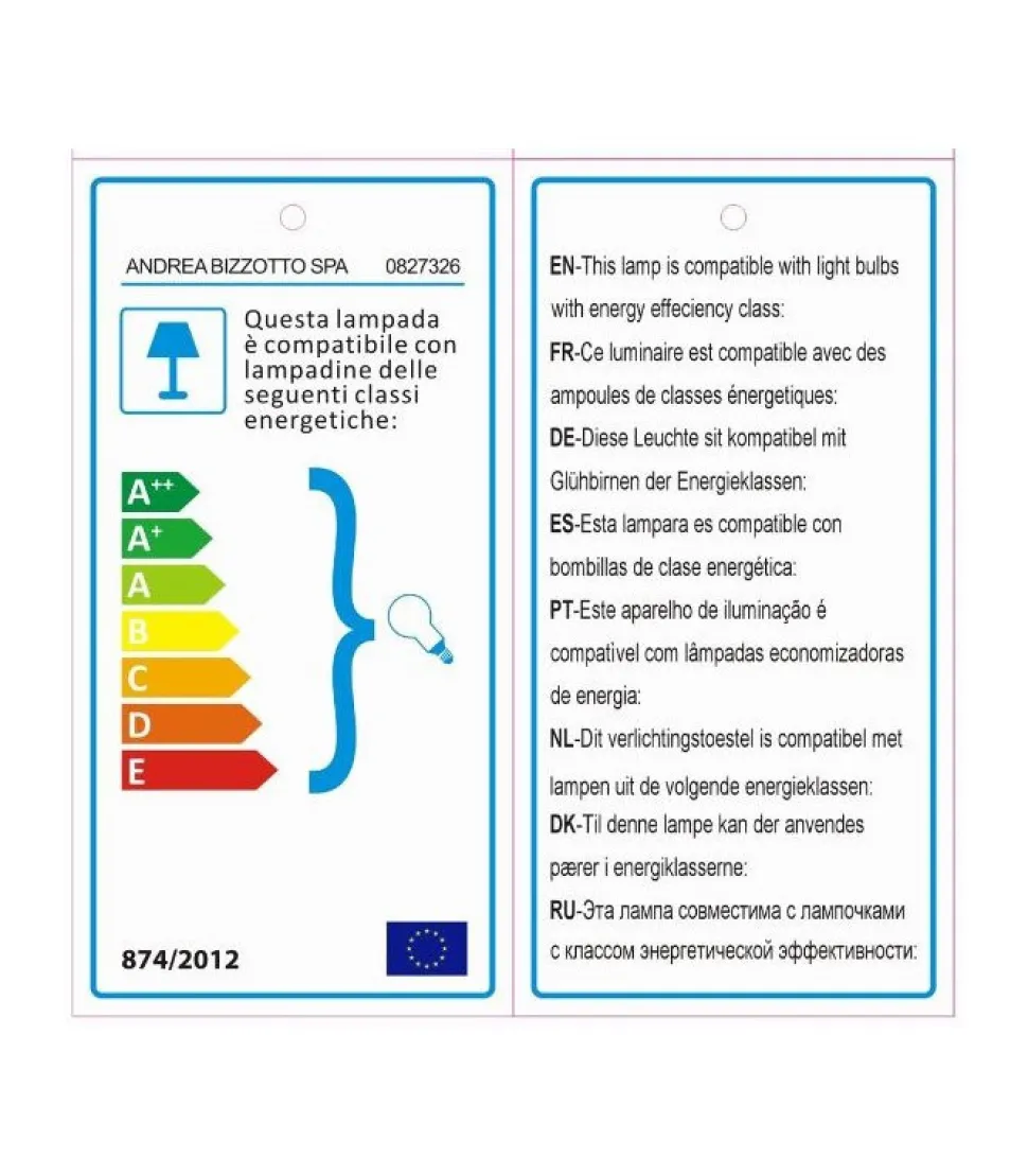 Lampadario 6Luci Stylish Bianco