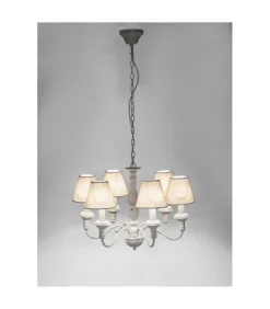 Lampadario 6Luci Stylish Tortora