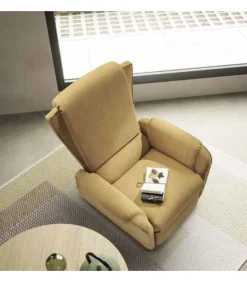 Lea Di Il Benessere, Poltrona Relax Con Morbida Seduta In Poliuretano E Solida Struttura In Ferro.