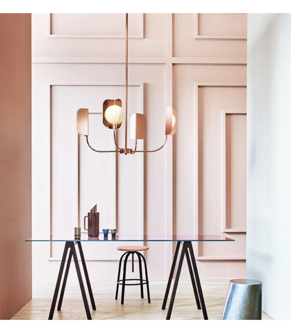 Leaf, Sospensione A 4 Luci Led