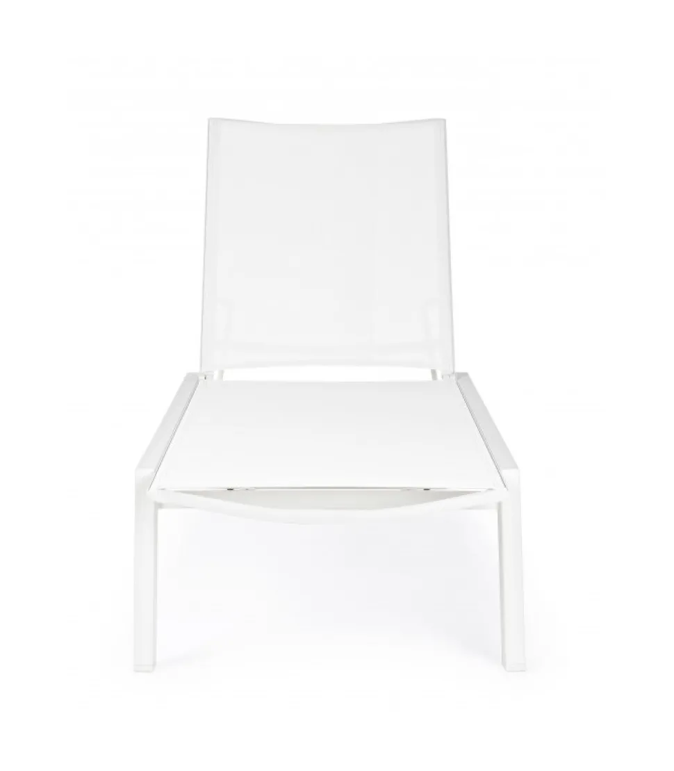 Lettino Cruise C-Ruote Bianco Gk50