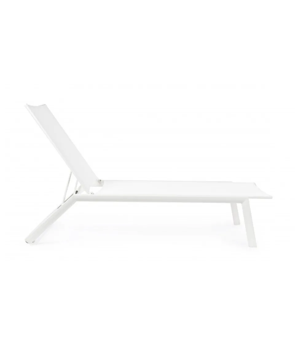 Lettino Cruise C-Ruote Bianco Gk50