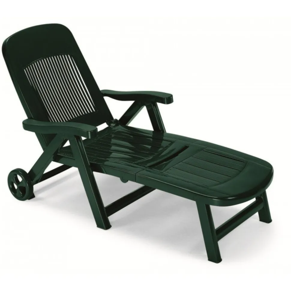 Lettino Da Outdoor California Di Scab, Realizzato Interamente In Italia In Tecnopolimero.