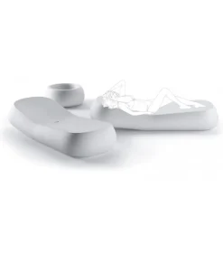 Lettino Prendisole Gumball, Realizzato In Italia Da Plust, In Polietilene Per Outdoor.