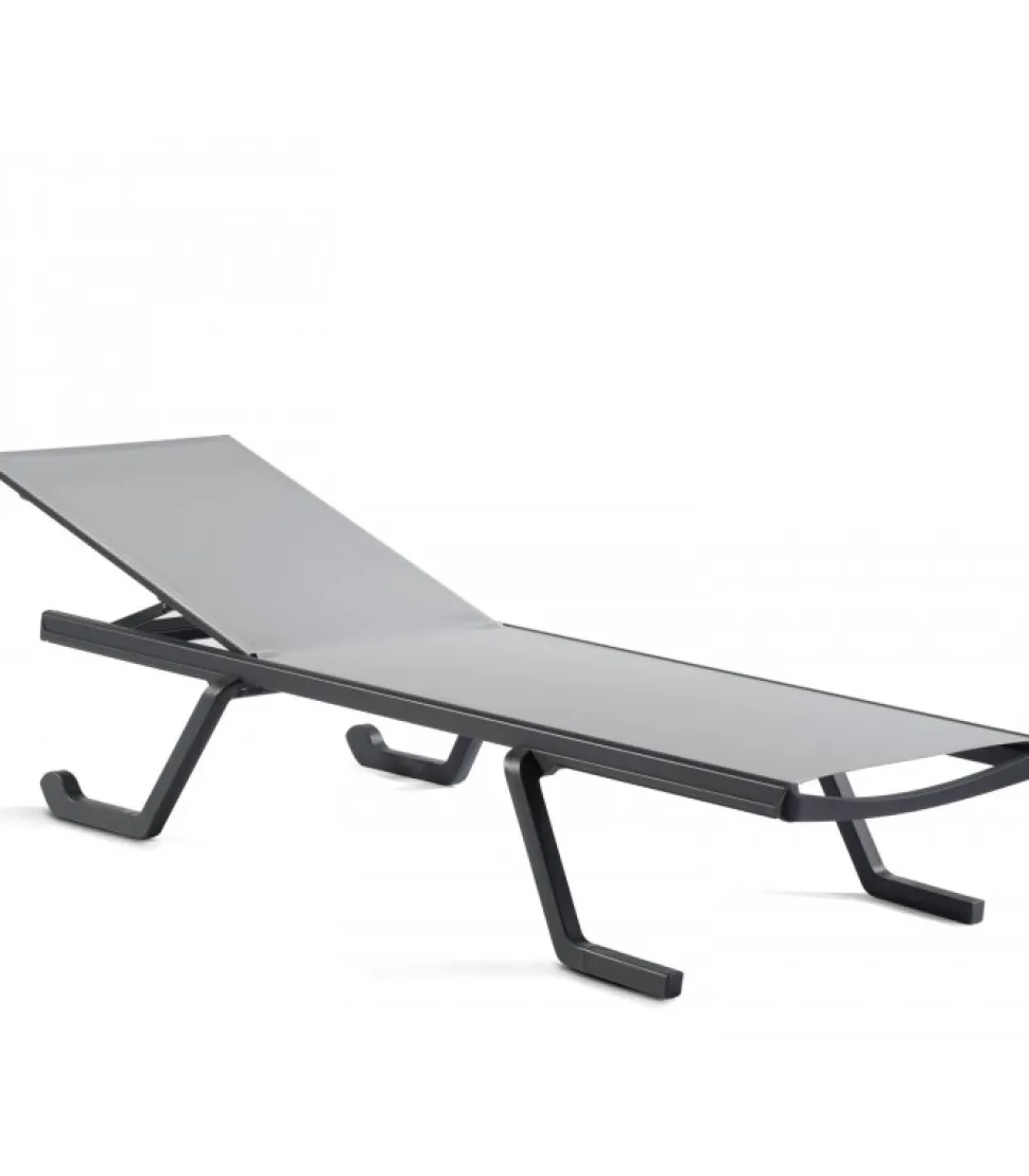 Lettino Prendisole Podio Con Maglia Flessibile.