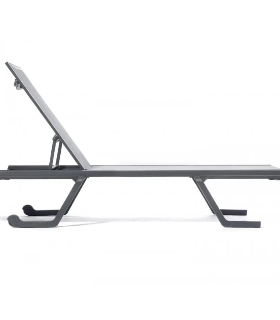 Lettino Prendisole Podio Con Maglia Flessibile.