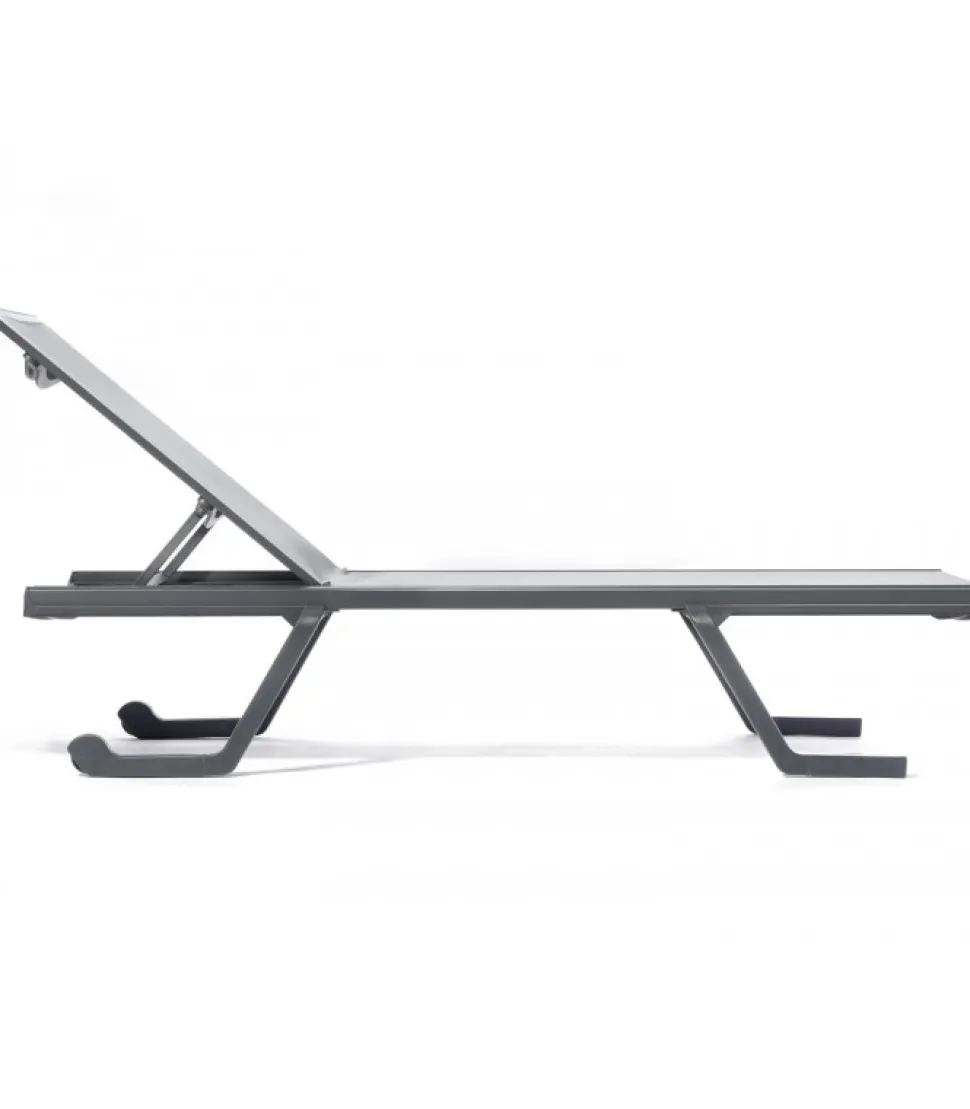 Lettino Prendisole Podio Con Maglia Flessibile.