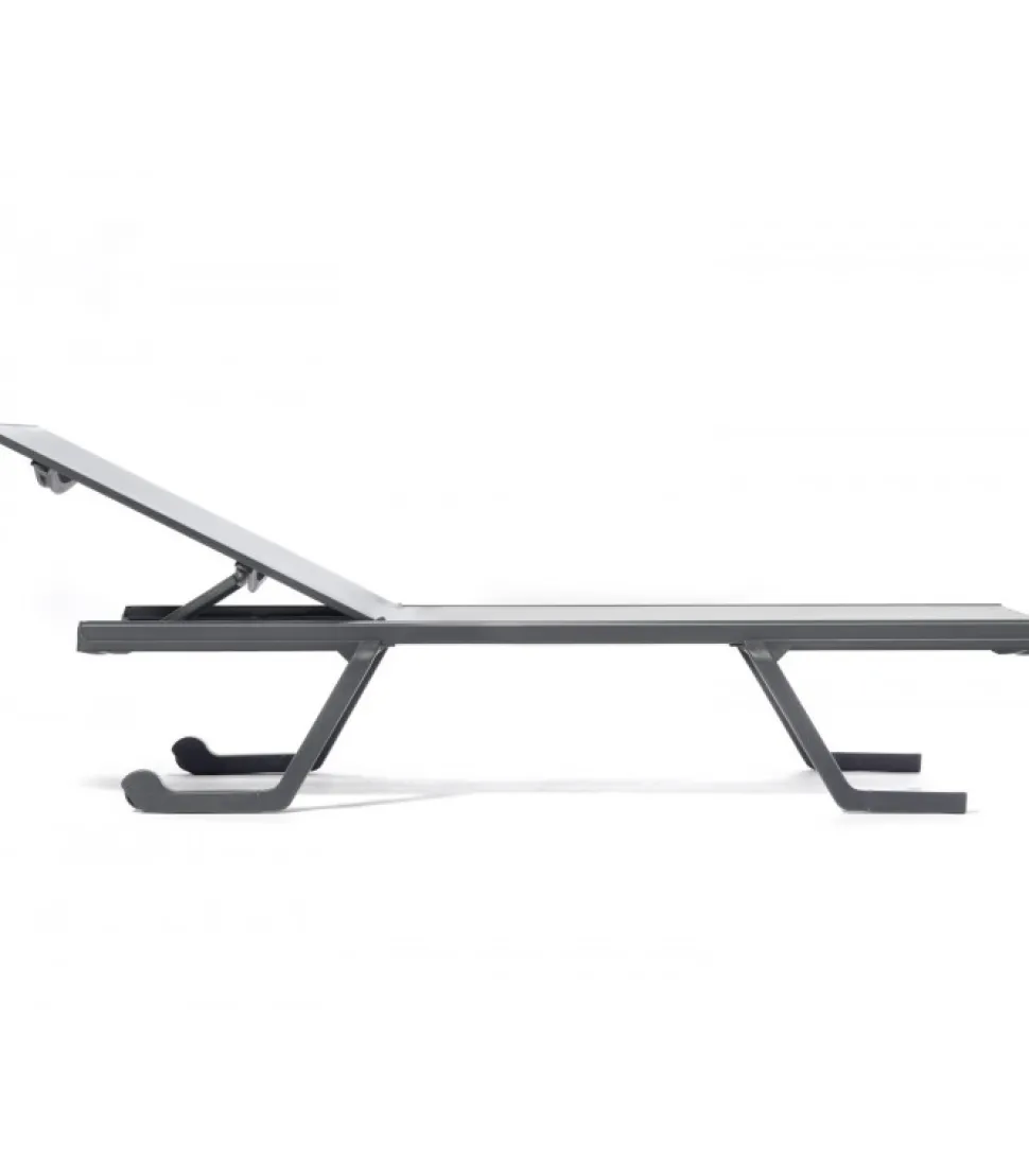 Lettino Prendisole Podio Con Maglia Flessibile.