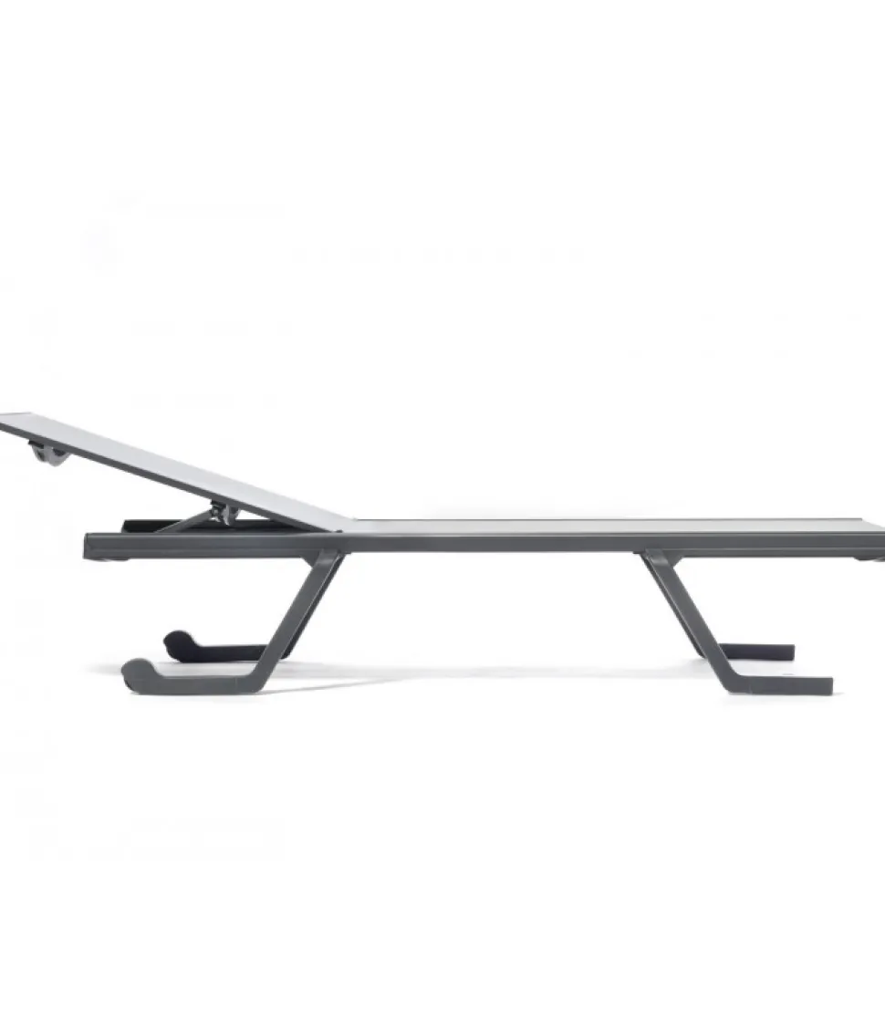 Lettino Prendisole Podio Con Maglia Flessibile.