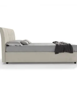 Letto Berlino Imbottito E Rivestito.