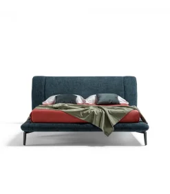 Letto Cedric, Imbottito E Rivestito.