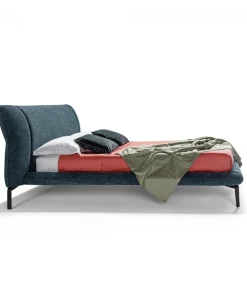 Letto Cedric, Imbottito E Rivestito.