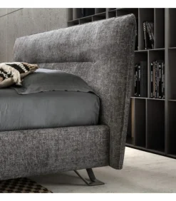 Letto Cut Di Samoa, Realizzato Interamente In Italia. Disponibile Con Contenitore O Fisso.