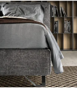 Letto Cut Di Samoa, Realizzato Interamente In Italia. Disponibile Con Contenitore O Fisso.