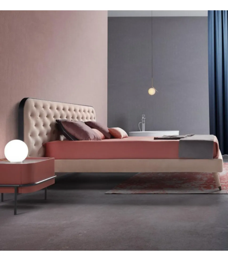 Letto Elysium Chester Slim, Disponibile Anche Con Contenitore.