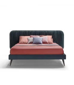 Letto Elysium Velvet Slim, Disponibile Anche Con Contenitore.
