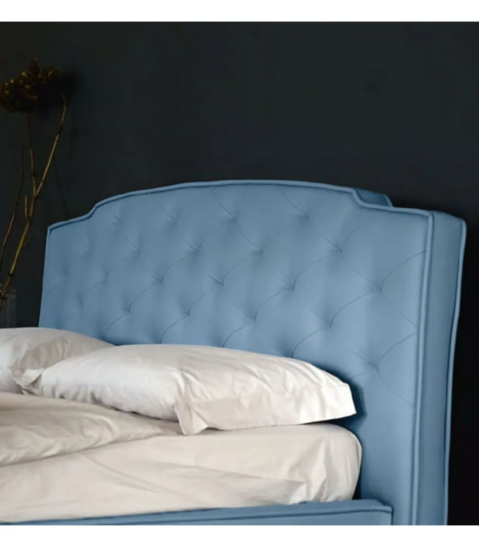 Letto Frank Imbottito E Rivestito.