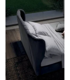 Letto Gem Con Contenitore Con La Struttura Completamente Imbottita